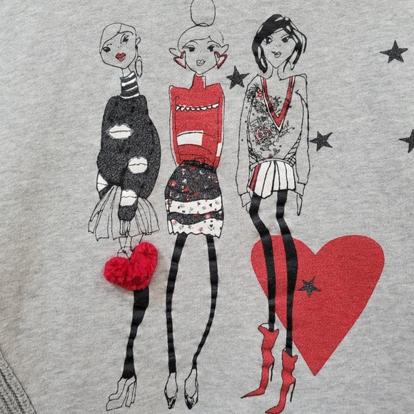 QUI Grey Crop Sweater - Picture 5 of 10